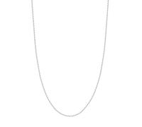 2.30mm Taglio Diamante Cavo Catena Collana Vero Massiccio 14K Tutti Oro Bianco