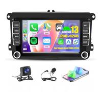 2+32G Android 13 Autoradio Stereo per Skoda Yeti 2009-2015 con Wireless Carplay Android Auto, 2 Din 7 pollici Touch Screen Radio Bluetooth Multimediale con navigazione GPS WiFi Backup Camera