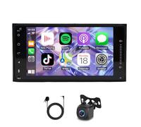 2+32G Android 15 Autoradio Stereo per Toyota 4Runner 2004-2008 con Carplay | 7 pollici Touch Screen Radio Lettore Multimediale con Android Auto navigazione GPS FM SWC Mirror Link Wifi Bluetooth
