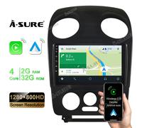 2+32GB Autoradio Android 12 GPS DSP Wireless CarPlay per VW NEW Beetle 2001-2010