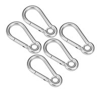 2,34"/59.5mm acciaio inossidabile molla moschettone fermo gancio portachiavi 5pz