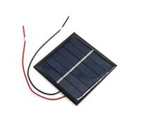2-3V 100mA Piccolo Pannello Solare Cella con Filo Policristallino Celle Solari Pannello di Ricarica Piastra Cellulare per Luce Piastra Portatile con Filo