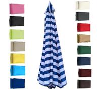 (2-4.0 M/6,5-13,1 Piedi) Telo Di Ricambio Per Ombrellone Da Giardino, Tettoia Di Ricambio Per Ombrello 6/8 Stecche Con Protezione UV(Navy+white,6 RIBS: 200CM/6.5FT)