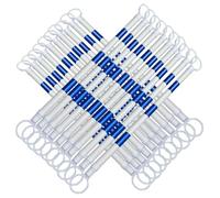 2 4 5 6 8 10 12 16 20 pezzi Barra conica for segnaletica stradale regolabile sul campo, barriera retrattile da 47 a 78 pollici, divisorio sicurezza(Blue and White,20pcs)