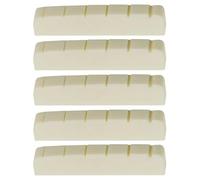 2/4/5 Pezzi 43 Millimetri Sei Corde Per Chitarra Elettrica Ponte In Osso Dado Per Chitarre Elettriche LP Parti Di Ricambio Strumento Musicale Capotasti di Ricambio per Chitarra(5pcs)