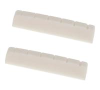 2/4/5 Pezzi 43 Millimetri Sei Corde Per Chitarra Elettrica Ponte In Osso Dado Per Chitarre Elettriche LP Parti Di Ricambio Strumento Musicale(2 pcs)