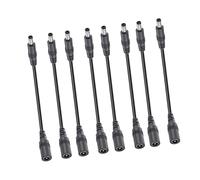 2/4/6/8/10pcs Flessibile Cavo di Prolunga di Alimentazione Adattatore di Ricarica 22AWG DC5.5x2.1mm Cavo di prolunga Facile da Usare Cavo Flessibile