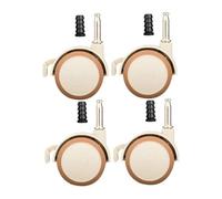 2/4/6/8 pezzi, compatibili con rotelle girevoli in nylon con freno e morsetto - Gambe di supporto di ricambio for sedie, lettini for bambini, armadietti e carrelli(4pcs)