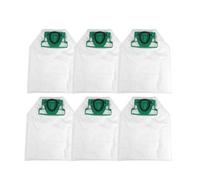 2/4/6/8 pezzi compatibili con Vorwerk Kobold VK 200, accessori for aspirapolvere FP200 sacchetti filtro filtro di ricambio VK200 sacchetti for la polvere(6 pcs)