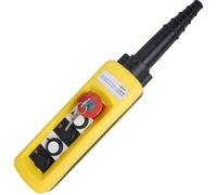 2/4/6/8 pulsanti Doppia velocità/Singola velocità Stazioni di controllo pendenti for gru di sollevamento con arresto di emergenza for circuiti XAC-A271(GRAY,Single speed 1pcs)