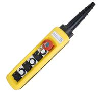 2/4/6/8 pulsanti Doppia velocità/Singola velocità Stazioni di controllo pendenti for gru di sollevamento con arresto di emergenza for circuiti XAC-A271(Orange,Single speed 1pcs)