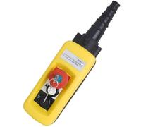 2/4/6/8 pulsanti Doppia velocità/Singola velocità Stazioni di controllo pendenti for gru di sollevamento con arresto di emergenza for circuiti XAC-A271(Blue,Double Speed 1pcs)