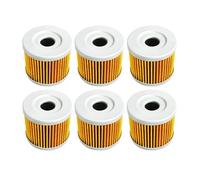 2/4/6 pezzi Filtro olio for DF15 DF15MS DF15ML DF15EL DF15ES DF15RL 15HP DF9.9ML DF9.9MS DF9.9RL 9.9HP 1997-2006(6pcs-yellow)