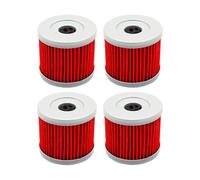 2/4/6 pezzi Filtro olio for DF15 DF15MS DF15ML DF15EL DF15ES DF15RL 15HP DF9.9ML DF9.9MS DF9.9RL 9.9HP 1997-2006(4pcs-red)