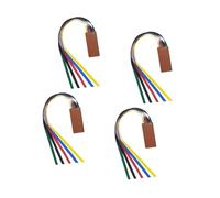 2/4/6 segnalibri di ispirazione religiosa in pelle segnalibri bibbia con nastro colorato per amanti dei libri, scrittori, aiuto alla lettura, accessori per studio biblico, con nappe