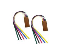 2/4/6 segnalibri di ispirazione religiosa in pelle segnalibri bibbia con nastro colorato per amanti dei libri, scrittori, aiuto alla lettura, accessori per studio biblico, con nappe