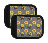 2/4 etichette identificative per bagagli, morbide, blu mare, Design con | Neoprene Poliestere Imbottito Lavabile Indietro ID Tag Hook Loop Imbottito Acqua Assorbente per Accessori Da Viaggio Crociera