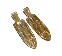 2/4 fermagli per capelli in acetico, senza cuciture, senza cuciture, per trucco e lavaggio viso, accessori per donne e ragazze, forcine per capelli color caffè (n. 2, 2 pezzi)