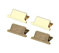 2/4 graffette per documenti antiche, multiuso, segnalibri, mollette laterali, decorative per scrapbooking, per quaderni, diari, pianificatori, set di riunioni professionali