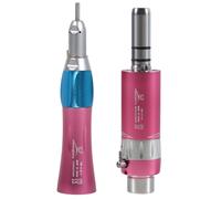 2 /4 holes Manipolo Dentale Low Speed Contra Angle/Straight/Air Motor Pink