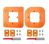2 4 In 1 Modelli Router Con Raggio Angolo Tondo Impostati Per Un Posizionamento Preciso Utensile Da Taglio Per La Lavorazione Del Legno R10-R50 Posizionamento Angolo Arrotondato