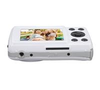 2.4.In. Fotocamera Digitale Portatile con Zoom 16X da 16MP, Video 1080P, Argento