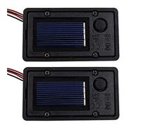 2/4, lampada solare di ricambio per lampada solare a LED, pannello solare, lanterna, coperchio, lampada, ricambio per esterni, fai da te, decorazione da tavolo, giardino, terrazza, 2 pezzi