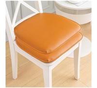 2/4 Pack Yellow Leather U-Shape Dining Chair Cushions Comfortable Anti-Slip Seat Pads for Kitchen Chairs Home Decor And Dining Experience