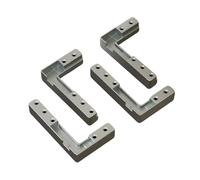 2/4 Perni Cerniere ad angolo Codice Heavy Duty Nascosto Alberi Cerniere per porte in legno Armadietti Hardware Armadio Armadio Codice di fissaggio