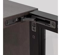 2/4 Pezzi Angolari In Alluminio Per Cerniere Nascoste Per Porte Di Armadi