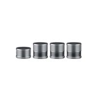 2/4 pezzi di piedini for mobili in metallo, rialzi for letto, regolabili in altezza, piedini for divani, protezione for pavimento, gamba for lavatrice, cuscino alto Rialzi per Mobili(4pcs Grey)