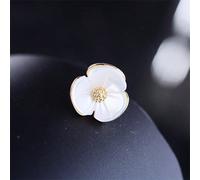 2/4 pezzi Elegante spilla a forma di fiore di conchiglia, spille decorative per colletto, gemelli, accessori per abiti, ciondoli per borse, accessori per scuola/ufficio, camicie, giacche, gioielli, ac