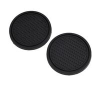 2/4 pezzi portabicchieri for auto neri for sottobicchieri con inserto antiscivolo for la maggior parte delle tazze accessori for interni auto(4pcs)