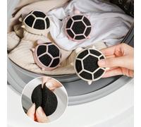2/4 pezzi Raccoglitore di capelli a forma di tartaruga, riutilizzabile, rimovibile e sostituibile, raccoglitore di capelli, adatto per palline di lanugine da bucato, vestiti, letto, divano, tappeto, s
