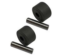 2/4 pezzi Ruote di ricambio for aspirapolvere for lavapavimenti Testine motorizzate Piccolo albero compatibile con Xiaomi H12/H13/H20/M13S(2Pcs)