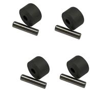 2/4 pezzi Ruote di ricambio for aspirapolvere for lavapavimenti Testine motorizzate Piccolo albero compatibile con Xiaomi H12/H13/H20/M13S(4Pcs)