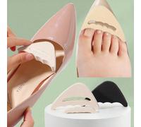 2/4 pezzi set di inserti morbidi in spugna per le punte delle scarpe, regolabili per scarpe con tacco alto e da infermiera, adattatore di misura morbido per scarpe, riempitore di punte in spugna, acce