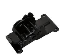 2/4 pezzi staffa pieghevole cerniera autobloccante viti hardware supporto estensione for banco da lavoro letto gamba tavolo nero(Black-Pack Of 2)