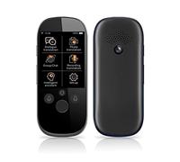 2,4 pollici traduttore vocale a schermo intelligente viaggio d'affari AI Macchina di traduzione 512GB+4 GB 45 lingue traduttore (colore: blu) decorazione chaser di beneficenza della luce FANDIAO