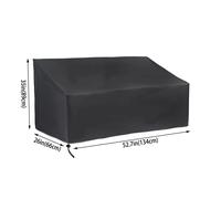 2-4 Posto Bench Coprisedile Giardino Esterno Uv-Protection Impermeabile