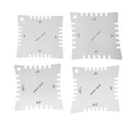 2/4 strumenti per il raggio del collo della chitarra in acciaio per musicisti e liutai per migliorare le prestazioni e mantenere il calibro antiruggine dello strumento