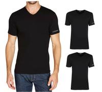 2/4 T-shirt Uomo a V KAPPA Maglietta Slim fit Cotone Maglia intima Mezza Manica