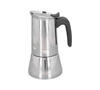 2/4 tazze di caffè in acciaio antiruggine Design sicuro per uso alimentare per uso domestico Campeggi Costruzione robusta e rilascio di disordine Pulizia Pentole da caffè in acciaio antiruggine