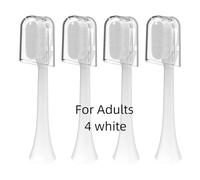 2/4 testine for spazzolino da denti ultra-sottile e morbido, for la cura delle gengive sensibili, compatibili con Phili, testine Care HX3/HX6/HX9 for 6780 3014(4PCS White)