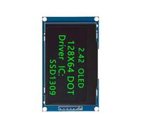 2 42 Pollici Modulo Schermo 128x64 Pixel SPI IIC Connettore Ideale Per Modulo di Integrazione Portatile Per Strumenti