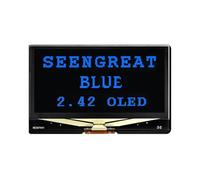 2.42inch OLED Display Module - 128x64 Resolution, SPI/I2C, Fits Raspberry Pi, Arduino, SSD1309 Driver Chip (Blue)