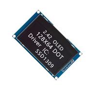 2.42Inch sottile dell'esposizione del modulo SPI/IIC interfacce che emettono il modulo di visualizzazione grafica di alta risoluzione di tecnologia per la strumentazione