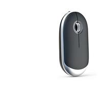 2.4G Mouse senza fili ricaricabile ergonomico silenzioso Bluetooth Mouse Topi di computer Protable per Mac Tablet Macbook Air Laptop PC Gaming Office (Nero a doppia modalità)