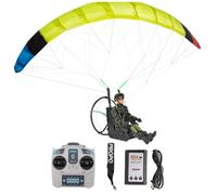 2.4G RC Stunt Mini modello di parapendio, RC Parapendio con apertura di 1,8 m e soldato realistico, mini ombrello elettrico di volo, telecomando per gli amanti del volo, RTF, colore casuale
