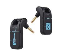 2 4G Wireless Guitar System Set trasmettitore-ricevitore ricaricabile Plug and Play Trasmissione reale 48K 16bit Spina rotabile di 282 gradi per chitarra elettrica basso e strumenti a fiato elettrici